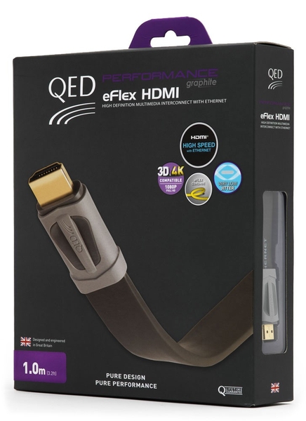 Buy QED Profile Eflex HDMI Cable 2M Black QE5015 In Dubai UAE. QED Profile Eflex HDMI Cable 2M - View #11