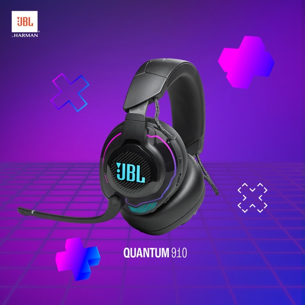 Tai nghe chụp tai JBL QUANTUM 910- Hàng chính hãng PGI - Bảo Hành 6 Tháng