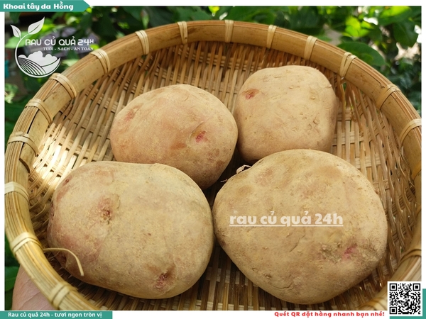Khoai tây da hồng Đà Lạt