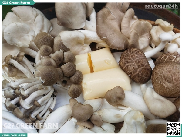 Combo nấm mix đậu hũ trứng 500g