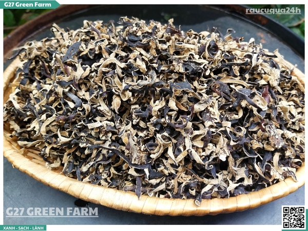 Nấm mèo (mộc nhĩ) khô cắt sợi