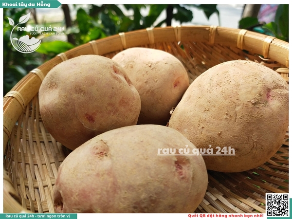 Khoai tây da hồng Đà Lạt