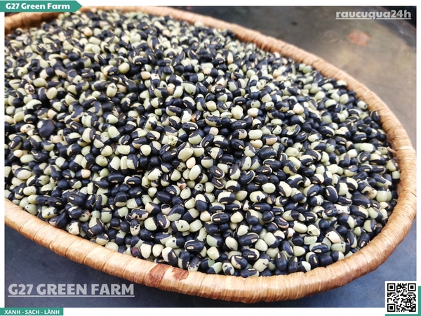 Đậu mắt cua (đậu xanh đen) khô