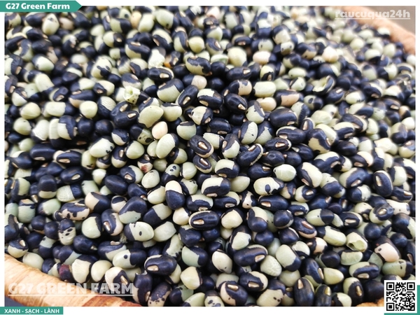 Đậu mắt cua (đậu xanh đen) khô