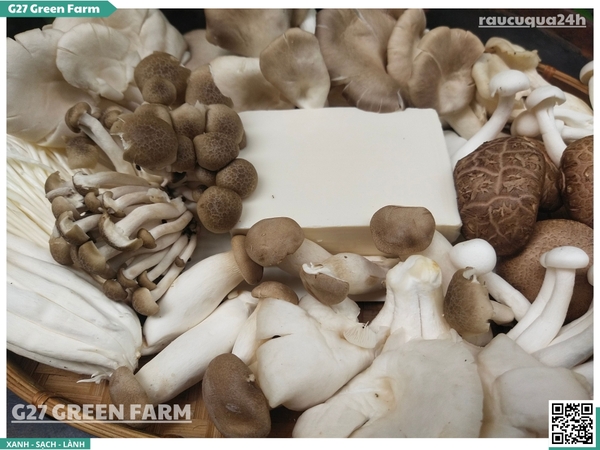 Combo nấm mix đậu hũ non