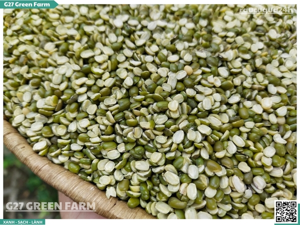 Đậu xanh cà còn vỏ khô