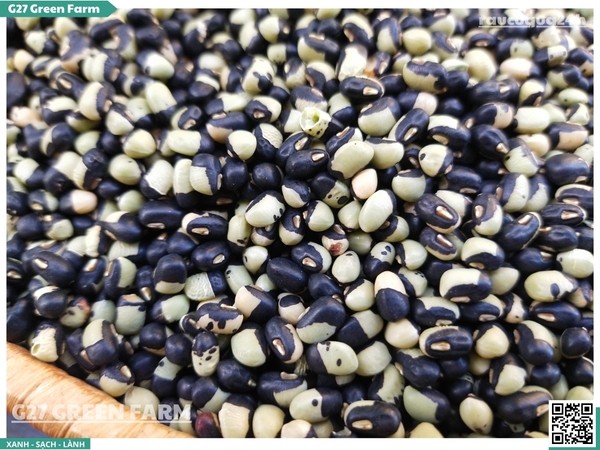 Đậu mắt cua (đậu xanh đen) khô