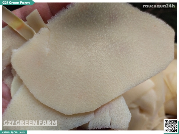 Măng tươi bào mỏng luộc