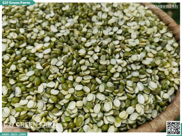 Đậu xanh cà còn vỏ khô