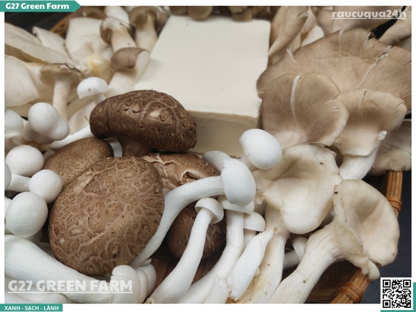 Combo nấm mix đậu hũ non