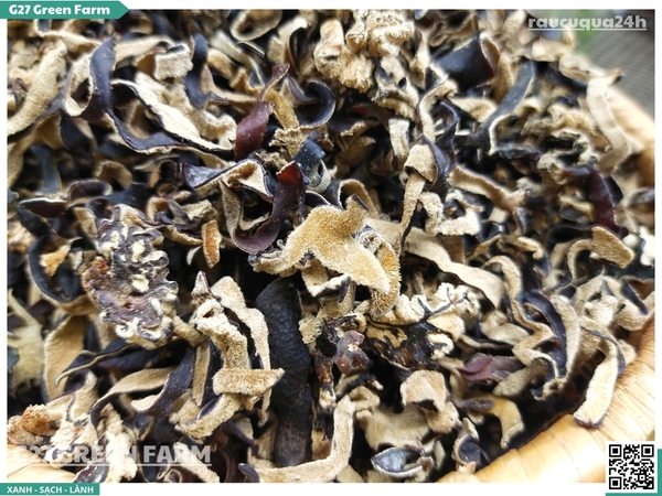 Nấm mèo (mộc nhĩ) khô cắt sợi