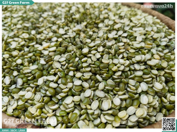Đậu xanh cà còn vỏ khô
