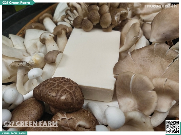 Combo nấm mix đậu hũ non