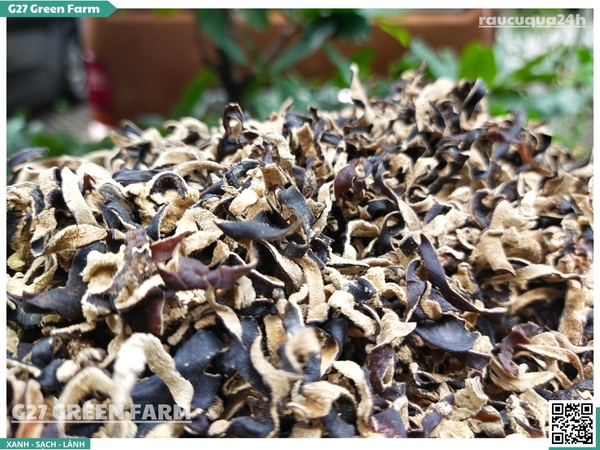 Nấm mèo (mộc nhĩ) khô cắt sợi