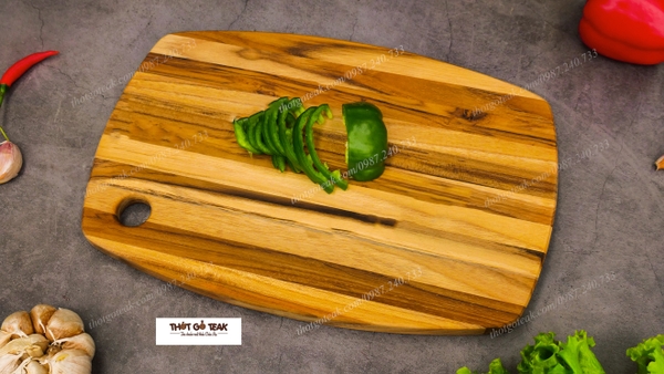 thớt teak, thớt gỗ teak, thớt giá tỵ, thớt thái thịt, thớt nghiến
