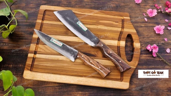 thớt teak, thớt gỗ teak, thớt giá tỵ, thớt thái thịt, thớt nghiến