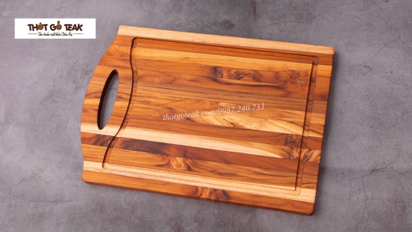 thớt teak, thớt gỗ teak, thớt giá tỵ, thớt thái thịt, thớt nghiến