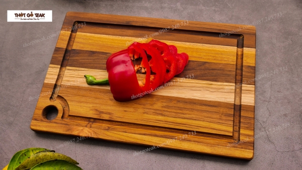 thớt teak, thớt gỗ teak, thớt giá tỵ, thớt thái thịt, thớt nghiến