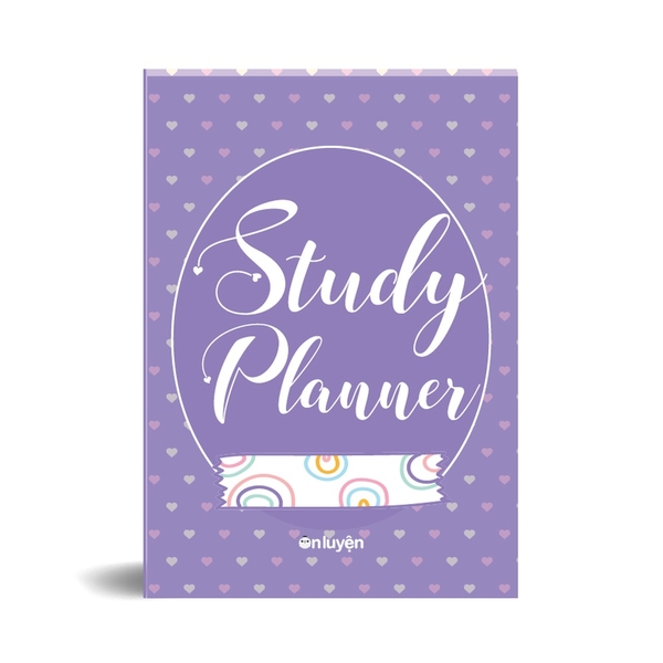 Sổ tay cute kế hoạch học tập 80 trang Study planner Ôn Luyện giao mẫu ngẫu nhiên