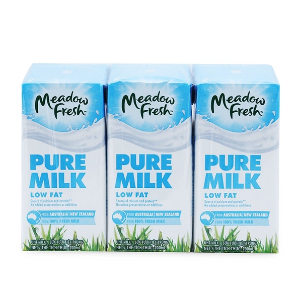 Sữa tươi Meadow Fresh ít béo 200ml