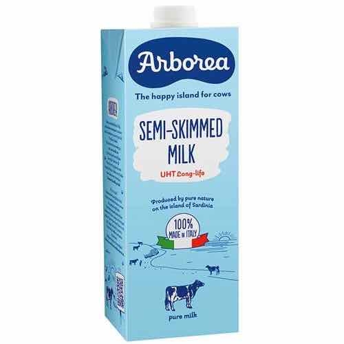 Sữa tươi ít béo Arborea nhập từ Ý hộp 1 lít thùng 10 hộp