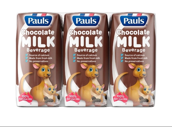 Sữa tươi Pauls vị socola 200ml