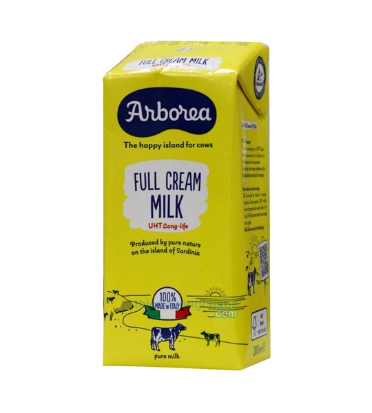 Sữa tươi Arborea nguyên kem 200ml