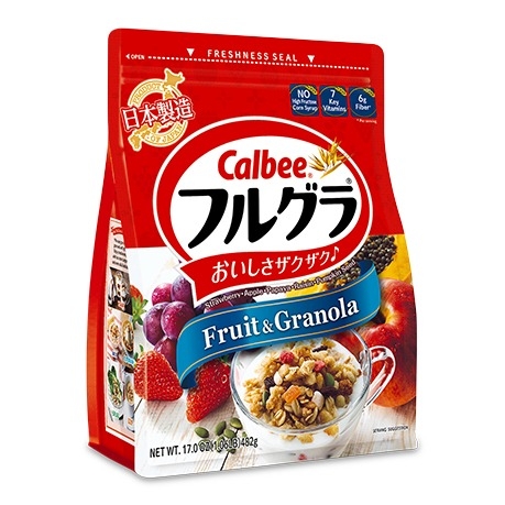 Ngũ cốc trái cây CALBEE nội địa Nhật