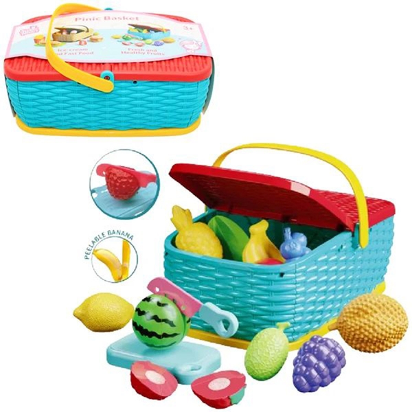 Bộ Đồ Chơi Giỏ Picnic Trái Cây Nhiệt Đới SH666-96