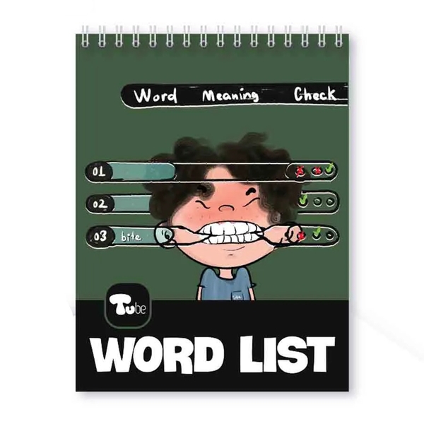 Sổ Lò Xo Học Từ Vựng Tube Word List A5 TB0065