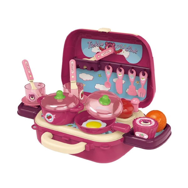 Đồ Chơi Nhà Bếp Dáng Túi Đeo Gấu Dâu Lotso SH0131