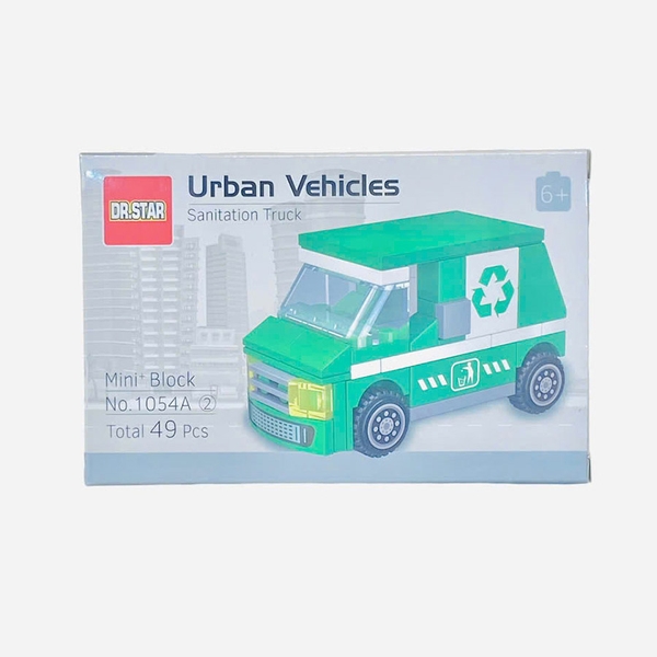 Đồ Chơi Xếp Hình Dr.Star - Đội Xe Giao Thông Công Cộng - 2343 - 1054A