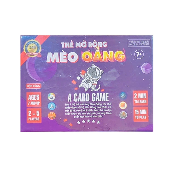 Đồ Chơi Thẻ Mở Rộng Mèo Oảng Hộp Cứng