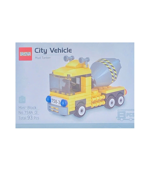 Đồ Chơi Xếp Hình Dr.Star - Đội Xe Giao Thông Công Cộng - 2367 - 758A