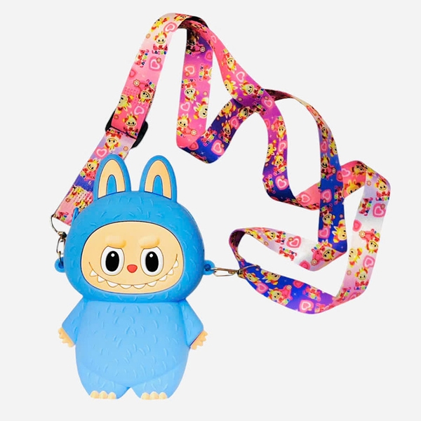 Túi Silicon Labubu Đựng Tiền Các Màu