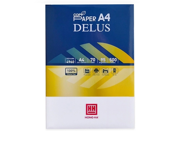 Giấy In A4 Hồng Hà Delux ĐL70 4960