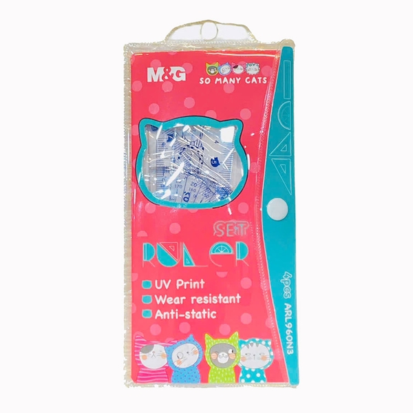 Thước Bộ Eke So Many Cats 4 Sản Phẩm ARL960N3