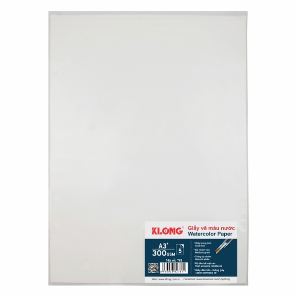 Giấy Vẽ Màu Nước K.Long A3 TP781