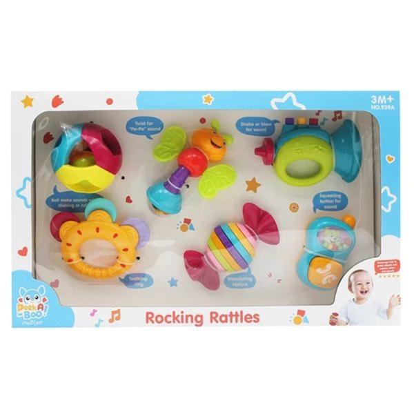 Đồ Chơi Bộ Lục Lạc 6 Món Cho Bé 939A