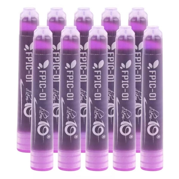 Ống Mực Thiên Long Điểm 10 FPIC-01 10c/h Bút Máy Tím