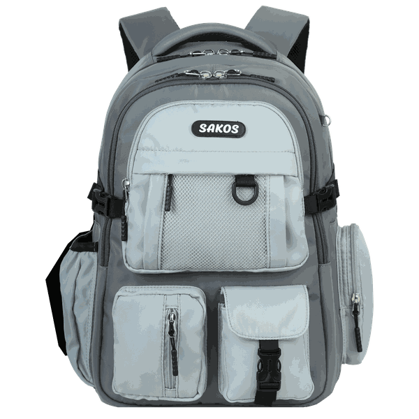Balo Học Sinh Sakos Stormy Màu Xám Nhạt