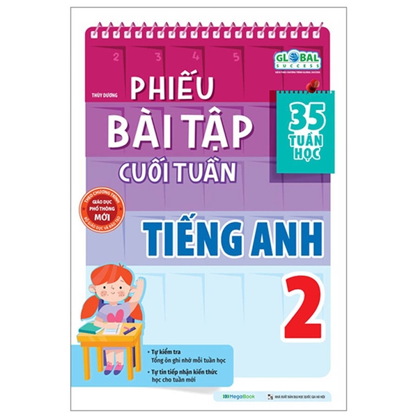 Phiếu Bài Tập Cuối Tuần Tiếng Anh Lớp 2 (Global Success)