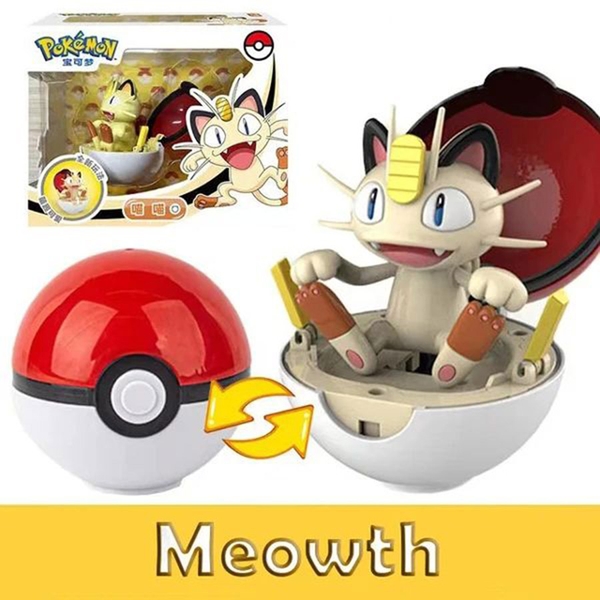 Quả Cầu Pokemon Tự Động Biến Hình - Meowth ZC8941E
