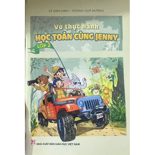 Vở Thực Hành Học Toán Cùng Jenny Lớp 2