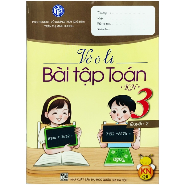 Vở Ô Li Bài Tập Toán Lớp 3 Quyển 2 (Kết Nối Tri Thức Với Cuộc Sống)