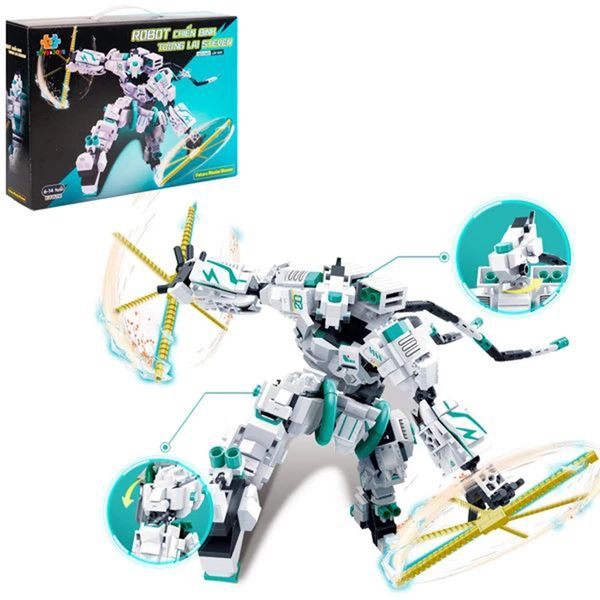 Đồ Chơi Lắp Ráp Robot Chiến Binh Tương Lai Steven - Future Mecha Steven