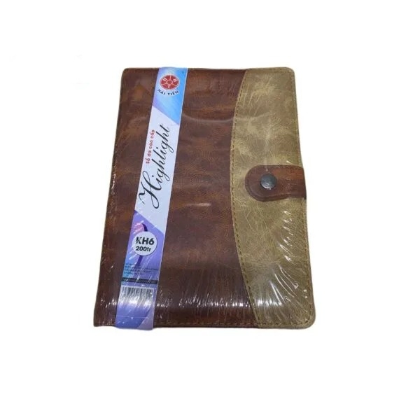Sổ Da Khuy Bấm Hải Tiến KH6 7314 200Tr