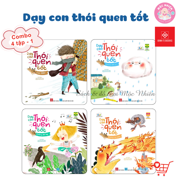 Combo 4 cuốn sách Phần 1 - Dạy con thói quen tốt - Đinh Tị Books
