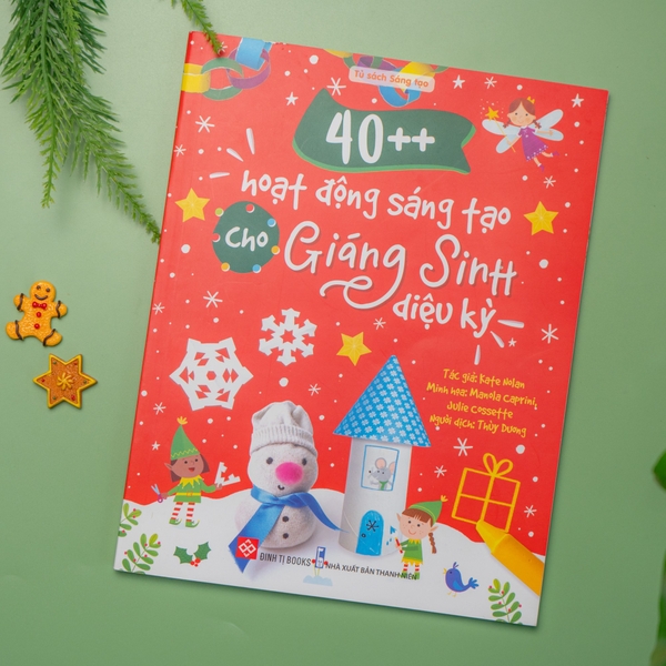 Sách - 40++ hoạt động sáng tạo cho Giáng Sinh diệu kỳ - Đinh Tị Books