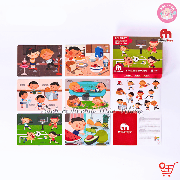 Đồ Chơi Xếp Hình Myndtoys My First Learning - My Every Day Dành Cho Bé Trên 2.5 Tuổi